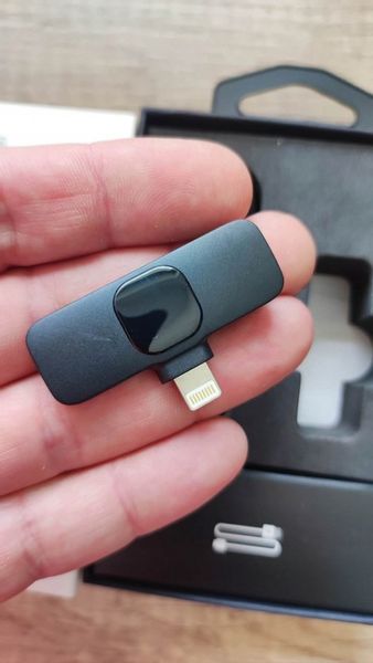 2xMIKROFON KRAWATOWY BEZPRZEWODOWY PRZYPINANY USB-C Lightning do IPhone 2w1 zdjęcie 7