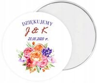 MAGNES PERSONALIZOWANY prezent podziękowanie dla gości NA ŚLUB TWÓJ NAPIS