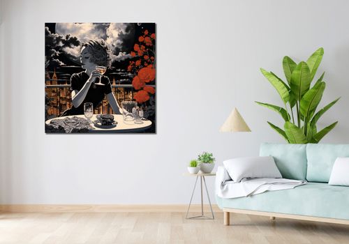 Obraz 100x100cm Wieczorne Toasty na Arena.pl