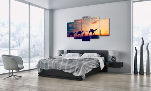 Obraz Na Płótnie - Pustynia Dromader - 160X85 Cm - Ea160X85-3672 na Arena.pl