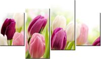 140CM 70 OBRAZ SOCZYSTE TULIPANY ŚCIENNY