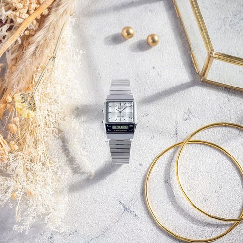 ZEGAREK UNISEX CASIO Vintage Dual Time AQ-800E-7A + BOX na Arena.pl