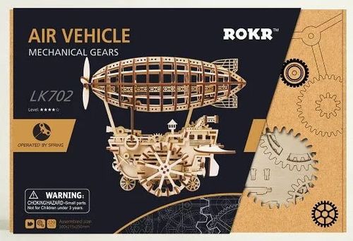 Puzzle 3D Robotime drewniany model sterowca na Arena.pl