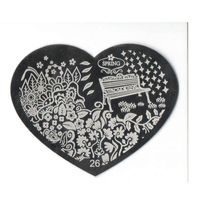 Blaszka do stempelków Serduszko 26