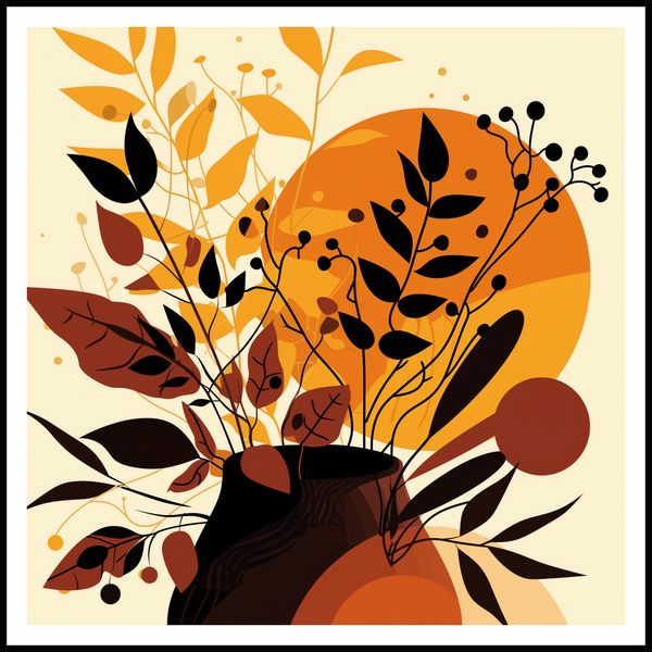 Plakat 90x90cm Bukiet Owoców zdjęcie 3