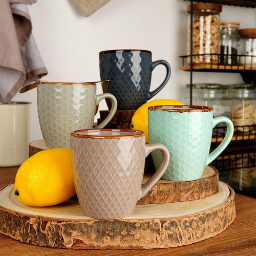 Kubki ceramiczne 250 ml 4 szt. na Arena.pl