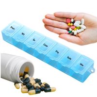 Organizer na leki tabletki mocne pudełko pojemnik na 7 dni w języku polskim