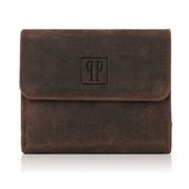 damska portmonetka brązowa paolo peruzzi t-11-br