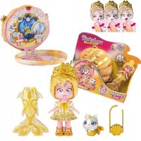 Mini Laleczka Syrenka Jewel Mermaids Złota KookyLoos z Akcesoriami Torebką