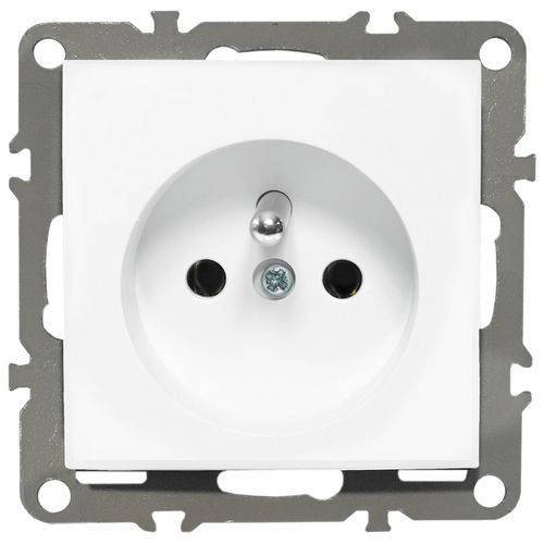 GNIAZDKO POJEDYNCZE Z BOLCEM BIAŁE ZŁOTE W RAMCE SZKLANEJ KONTAKT QUADRA na Arena.pl