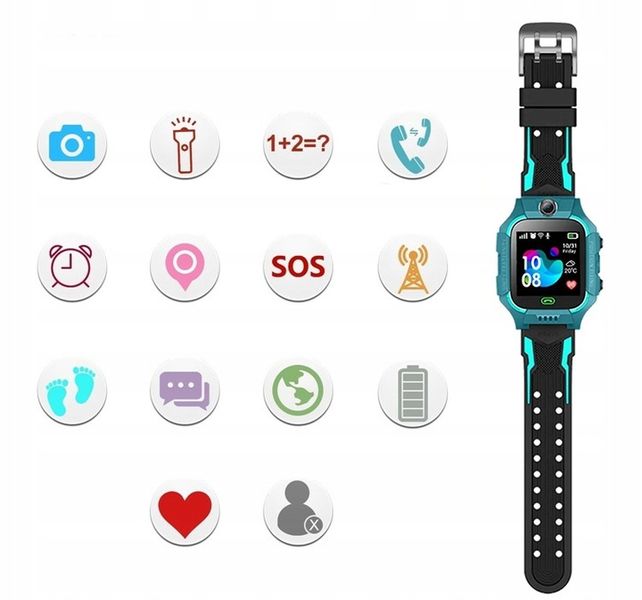 Smartwatch dla dzieci zegarek SMART WATCH z Lokalizatorem LBS + SIM GRATIS zdjęcie 3