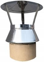 ZAKOŃCZENIE KOMINA DASZEK SYSTEMOWY DYFUZOR PARASOL STOŻEK FI 200 KWAS