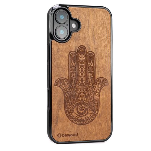 drewniane etui bewood do iphone 16 plus hamsa imbuia na Arena.pl