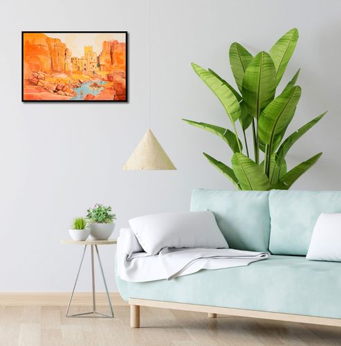 Plakat 60x40cm Ruiny pod Słońcem na Arena.pl