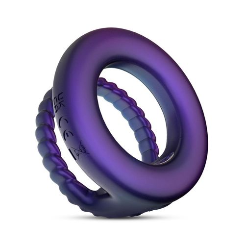 Hueman - Jupiter Vibrating Cock And Ball Ring - Purple na Arena.pl