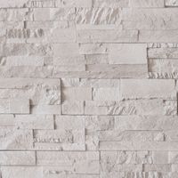 Tapeta 3D z wzorem kamieni, kremowa, 10x0,53 m, flizelina