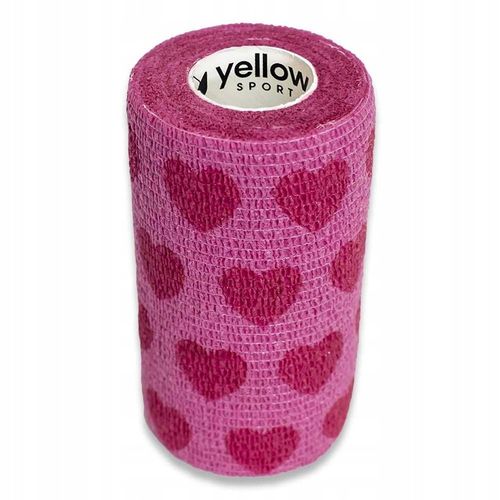 12 bandaży kohezyjnych samoprzylepnych 10cmx4,5m YELLOWBAND mix kolorów na Arena.pl