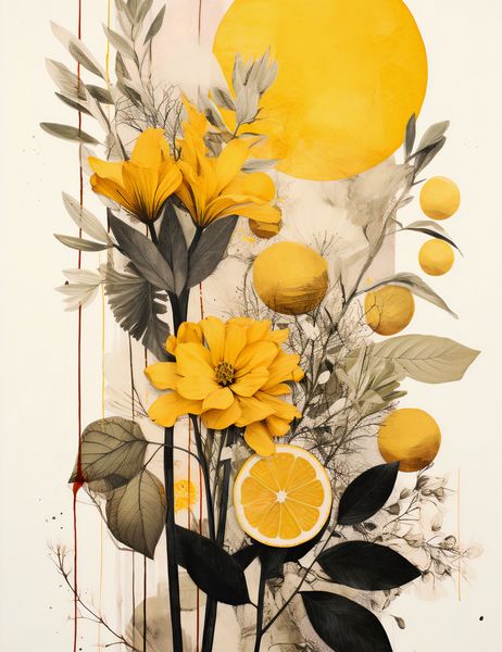 Plakat 50x65cm Cytrusowy Zachwyt zdjęcie 1