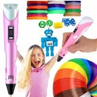 Długopis 3D Zestaw dla Dzieci Drukarka 3 D Pen Magiczny + 210 metrów Wkłady