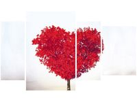 OBRAZ TREE OF LOVE MIŁOŚĆ SERCE PRZYRODA