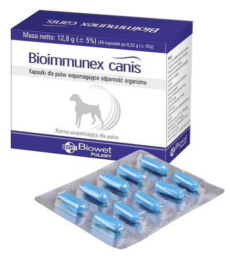 biowet bioimmunex canis 40 kapsułek na Arena.pl