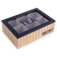 drewniany pojemnik na herbatę ekspresową 259348