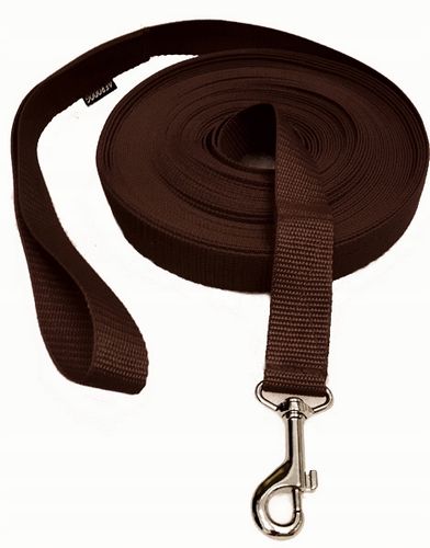 Smycz TRENINGOWA 10m/2,5cm - obroża M na Arena.pl