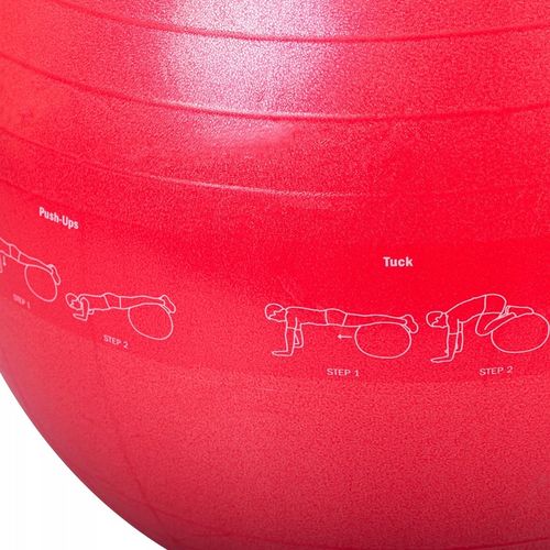 PIŁKA GIMNASTYCZNA REHABILITACYJNA DO ĆWICZEŃ FITNESS ZESTAW Z POMPKĄ 65cm na Arena.pl