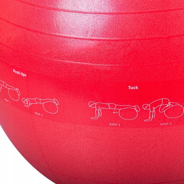 PIŁKA GIMNASTYCZNA REHABILITACYJNA DO ĆWICZEŃ FITNESS ZESTAW Z POMPKĄ 65cm zdjęcie 11