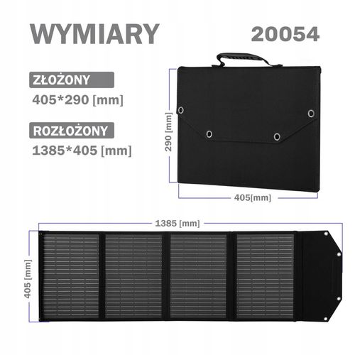 Ładowarka panel solarny składany LPS 60W na Arena.pl