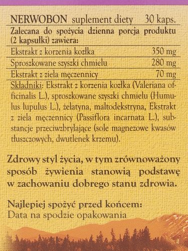 Nerwobon - Bonimed - 30 kapsułek na Arena.pl