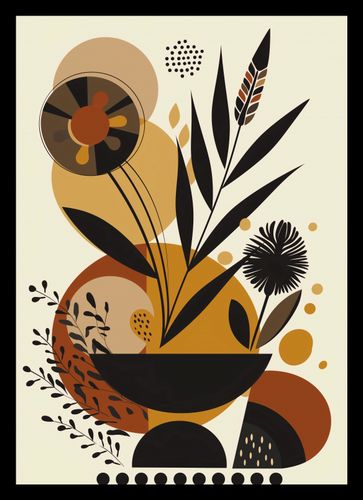 Plakat 21x29,7cm Ogrody Geometryczne na Arena.pl