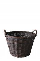 KOSZ WIKLINOWY POD CHIONKĘ FI 30 cm , KOSZ BRĄZOWY DO CHOINKA ŻYWA