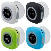 GŁOŚNIK ŁAZIENKOWY BLUETOOTH RADIO FM OCHRONA IPX6 ZESTAW GŁOŚNOMÓWIĄCY