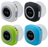 GŁOŚNIK ŁAZIENKOWY BLUETOOTH RADIO FM OCHRONA IPX6 ZESTAW GŁOŚNOMÓWIĄCY