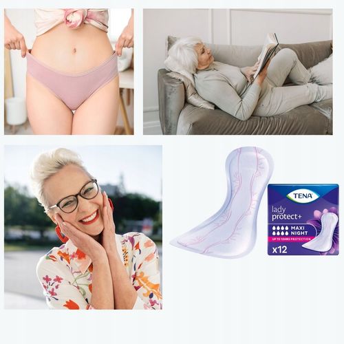 Podpaski urologiczne TENA Lady Maxi Night 12 wkładki na noc b. chłonne 8/8 na Arena.pl
