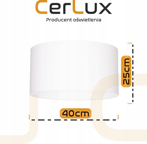 Abażur BIAŁY 40cm różne WZORY zdjęcie 12