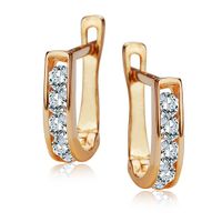 Złote kolczyki Staviori