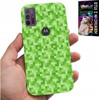 ETUI DO MOTOROLA MOTO G10 / G30 - WZORY Z GIER Z GRY PIKSEL PIKSELE PLECKI