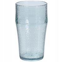 6 x Wysoka Elegancka Szklanka 530ml Z Tworzywa Niebieska na Grill Piknik