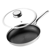 Profesjonalna patelnia ceramiczna Kanso 24 cm z pokrywką Na indukcje Na gaz