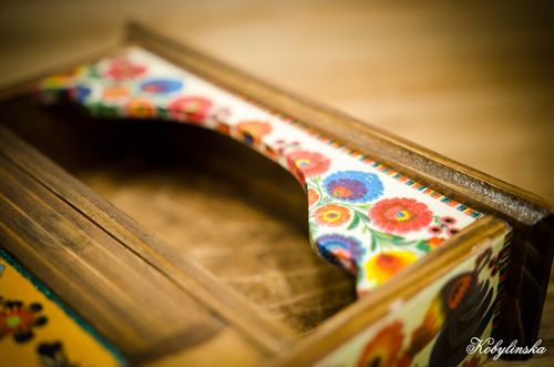 Szafka na KLUCZE retro decoupage PL 9 haczyków na Arena.pl