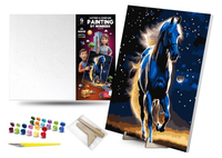 Zestaw Kreatywny Malowanie Po Numerach - Dumny Koń 40X50 Podstawka