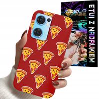 ETUI CASE DO OPPO FIND X5 LITE - PIZZA DAMSKIE WZORY PĄCZKI PIANKI PLECKI