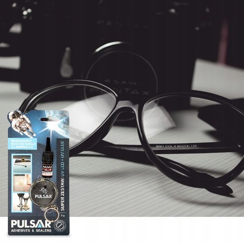 KLEJ UV DO SZKŁA I METALU BEZBARWNY + LAMPKA PULSAR 3 g na Arena.pl