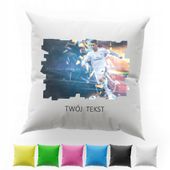 POSZEWKA Z NADRUKIEM BAWEŁNIANA 40x40CM - CRISTIANO RONALDO CR7 PIŁKA NOŻNA