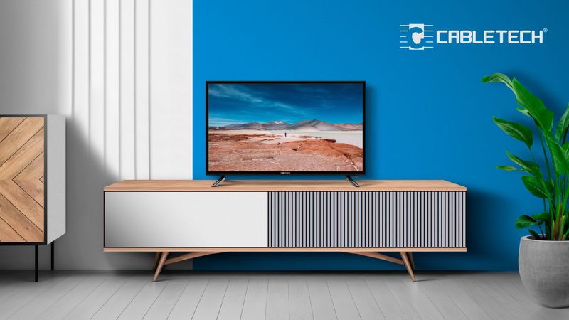 Telewizor 32" Cabletech DVB-T2 H.265 HEVC 3xHDMI 2xUSB zdjęcie 8