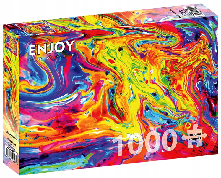 Puzzle ENJOY 1000 elementów Tęczowy marmur 02112 zdjęcie 2