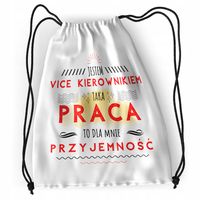 Plecak Dla Vice Kierownika Sportowy Szkolny Worek Z Nadrukiem Ze Zdjęciem