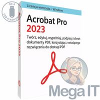 Acrobat Pro 2023 - Licencja Wieczysta (LifeTime) - Windows - Licencja Biznes - BOX (USB)